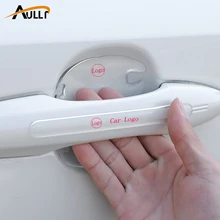 Custom Logo Car Door Sticker Scratches Resistant Cover Auto Handle Protection Film Exterior Accessory Car Decor Car Stickers
