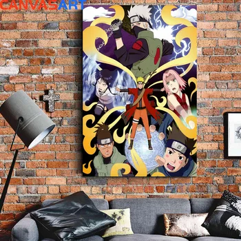

Canvas Art Classic Naruto Figure Painting Anime Poster Vintage Wall Art Posters Wall Stickers Wall Pictures for Living Room