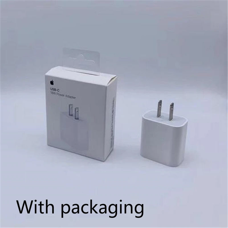 США ЕС Разъем для IPhone 11 Pro Max зарядное устройство USB-C для IPad Pro адаптер быстрой зарядки 18 Вт Аксессуары для мобильных телефонов адаптер - Тип штекера: 01 US Plug