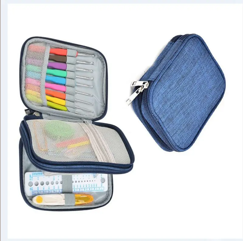 72pcs Crochet Hooks Set Soft Yarn Knitting Needles Set with Knitting Accessories Perfect for Lady