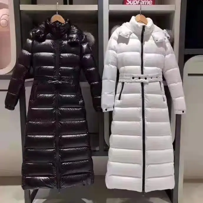 GBYXTY, Воротник из натурального Лисьего меха, плотное пуховое пальто, зима, женский длинный пуховик с капюшоном, верхняя одежда, парка с перьями, бренд ZA1766