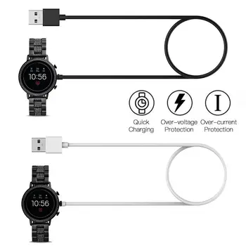 

For Fossil Gen 4 Gen 5 Charger Replacement Wireless Charging Dock For Fossil,Emporio Armani,Diesel With 5 Feet Charging Cable