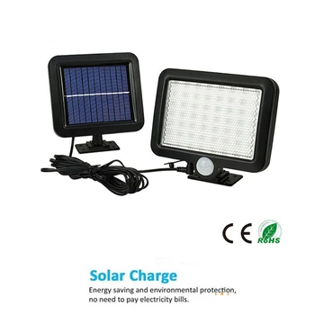 

56/30 LED Solar Light PIR Motion Sensor Wall Lamp Energy-saving Lights Waterproof Outdoor Garden Floodlights Spotlights split mo