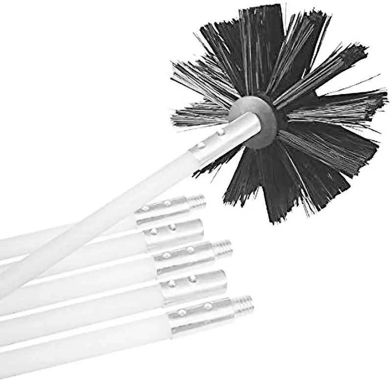 

Dryer Duct Cleaning Kit, Lint Remover, Synthetic Brush Head, Use With Or Without A Power Drill (2 Kits)