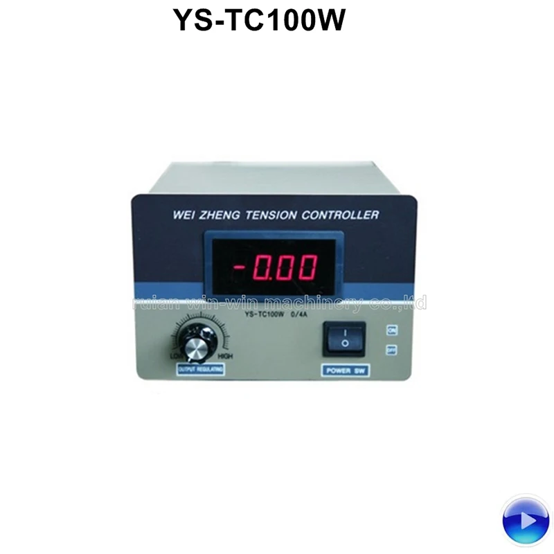 

Флексографская печатная машина WEI ZHENG YS-TC100W 4A, ручной контроллер натяжения, магнитный регулятор тормоза сцепления порошка
