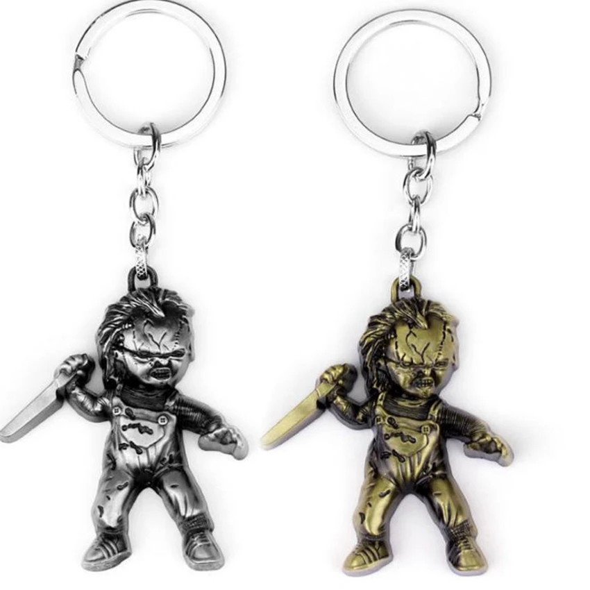 Фильм Невеста Чаки брелок экшн игрушки Фигурки металлический кулон цепь 3D кукла