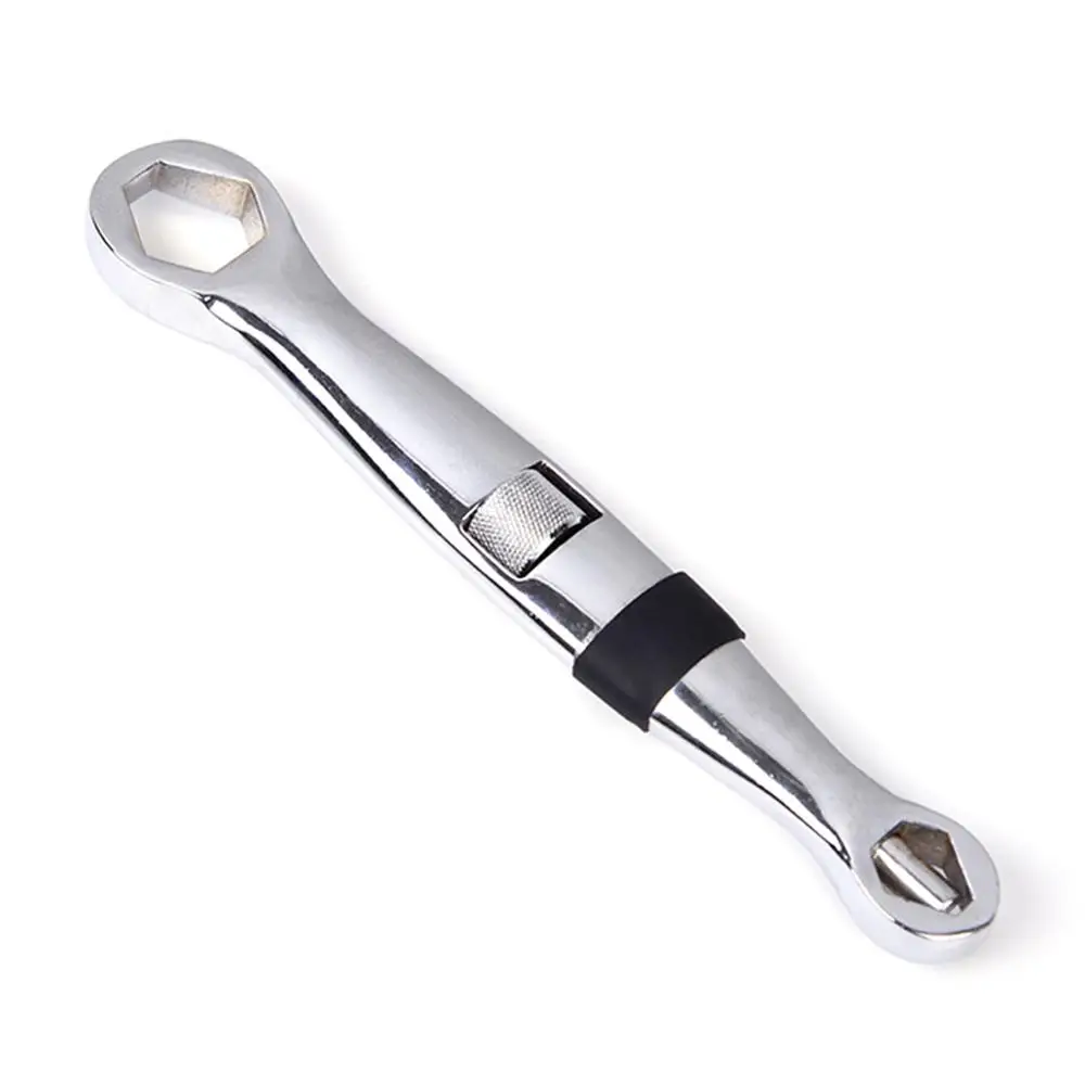 

Adjustable Spanner Handle roller Box End Wrench Double End Ring Spanner 4-11mm 12-19mm Universial Car Repair Spanner Hand Tool
