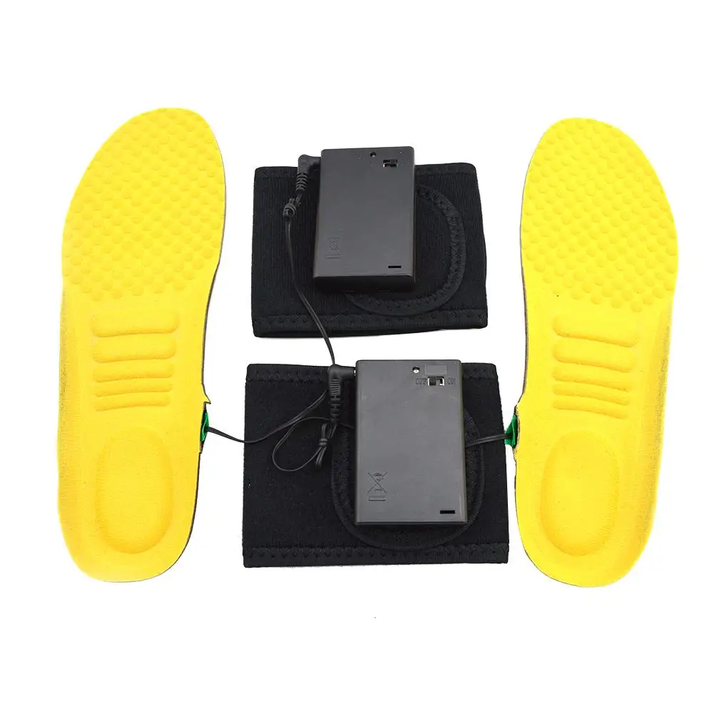 C new 1 Pair USB Heated Shoe Insoles Foot Warming Pad Feet Warmer Sock Pad Mat Winter Outdoor Sports Heating Insoles Winter Warm - Цвет: C