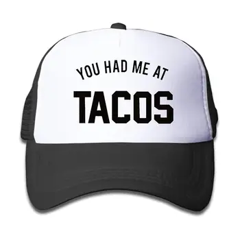 

Kid's You Had Me at Tacos Wordmark Logo Snapback Cap Hat