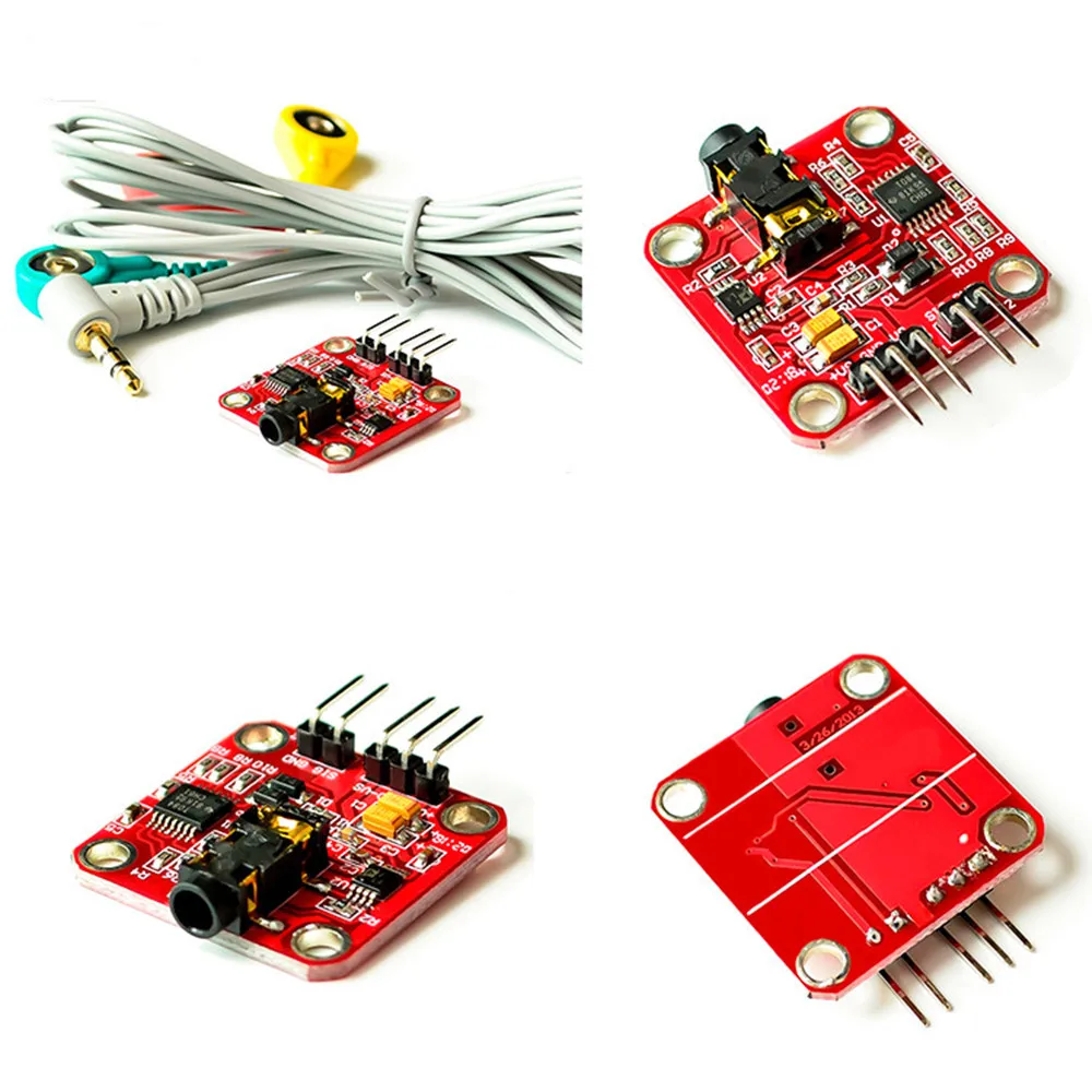 Taidacent Wearable KIT0012 Emg Sensor Circuit Electromyography Myoware Muscle Tension Activity Movement Sensor Development Kit