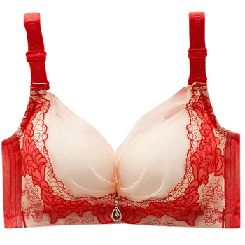 

Sexy Lace Patchwork White Beige Red Bralette Underwear for Women , Women's Push Up Bra Lingerie , Woman Black Brassiere