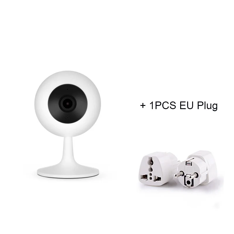 white EU Plug Новое прибытие Xiaomi Мини Смарт камера популярная версия 110 угол 1080P HD Ночное видение Беспроводной WiFi IP Webcam умный дом Cam APP - Цветной: white EU Plug