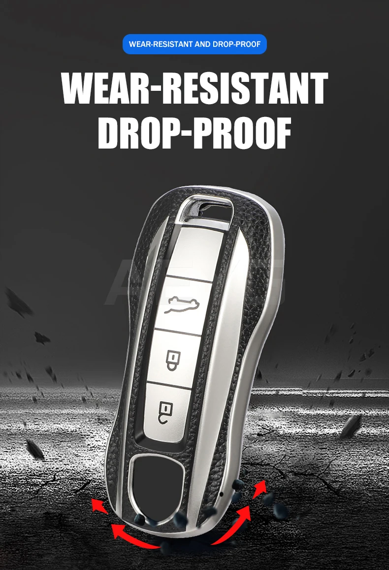 TPU Leather Car Remote Key Case Cover For Porsche Cayenne 911 996 Panamera Macan Boxster 986 987 Keychain Shell Auto Accessories 8 TPU Leather Car Remote Key Case Cover For Porsche Cayenne 911 996 Panamera Macan Boxster 986 987 Keychain Shell Auto Accessories - Hf85d0faa592e4b32b25d848707b55a6ah