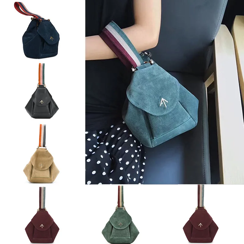 

2019 Wrist Wrap Arrowhead Bag Shoulder Bag Over-the-shoulder Bag Hand Genuine Leather mo sha bao Hot Sales-Fashion