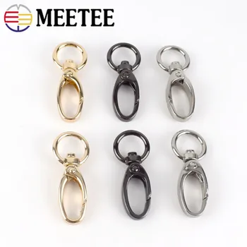 

5/10pcs Meetee 13mm Bag Metal Buckles Dog Collar Webbing Hanger Lobster Clasp Swivel Trigger Clips Snap Hook DIY Accessories