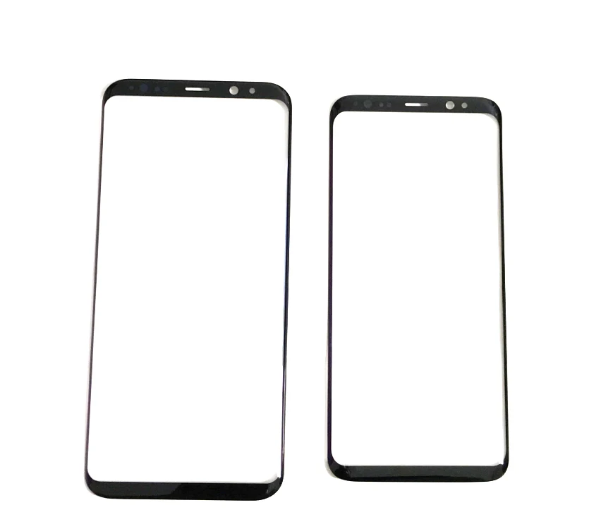 5Pcs AAA Front Outer Glass Lens Replacement For Samsung Galaxy S8 S9 5.8" + Plus G955 G965 6.2 " Note 8 9 Black Color | Мобильные