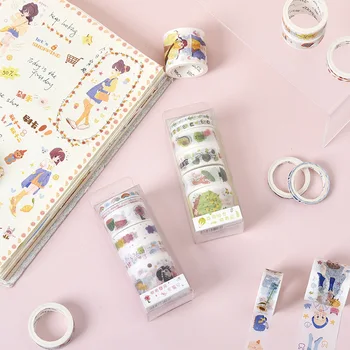 

Creative Cute "MY GIRL" Washi Tape Set Diary DIY Adhesive Masking Tape Scrapbooking Stickers Stationery Supplies 024089