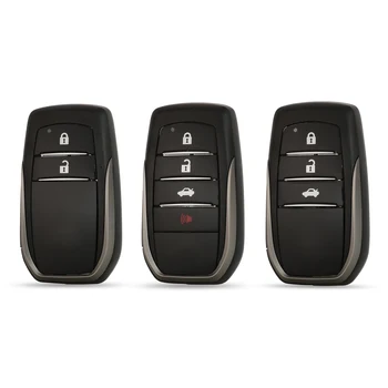

jingyuqin 2/3/4 Buttons Remote Car Key Shell Cover Case For Toyota Chr C-hr Land Cruiser 200 Avensis Auris Corolla Smart Key