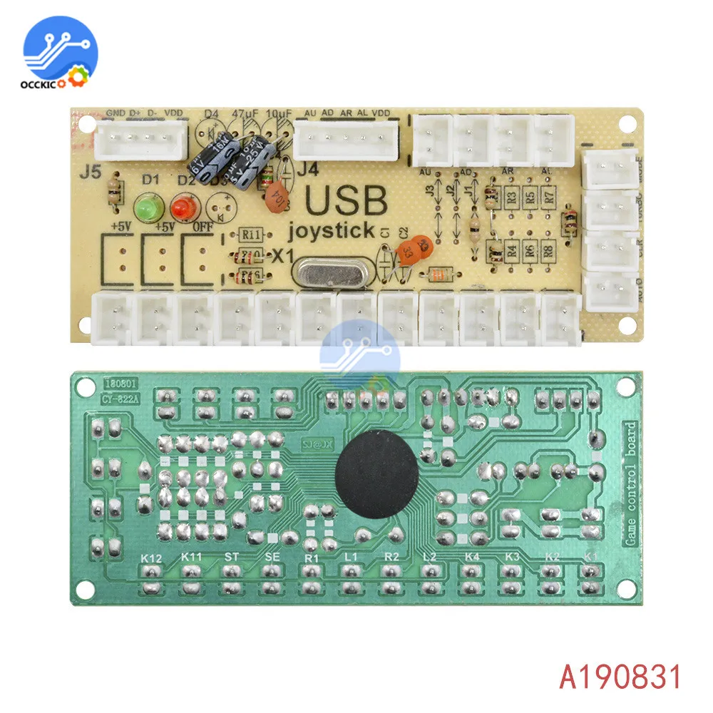 1 шт. Zero Delay Arcade USB энкодер ПК к джойстику Аркада рокер печатная плата панель