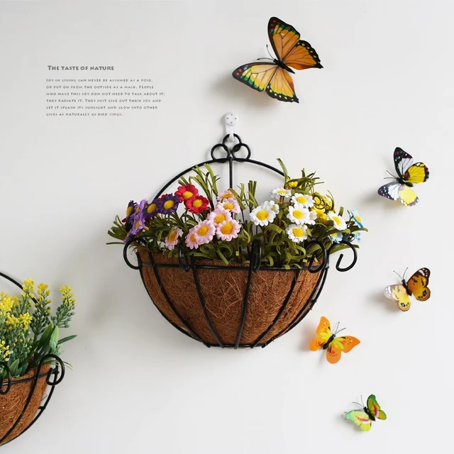Pot de fleurs mural demi-rond de Naturn Living, Pot de fleur mural, Plantes de