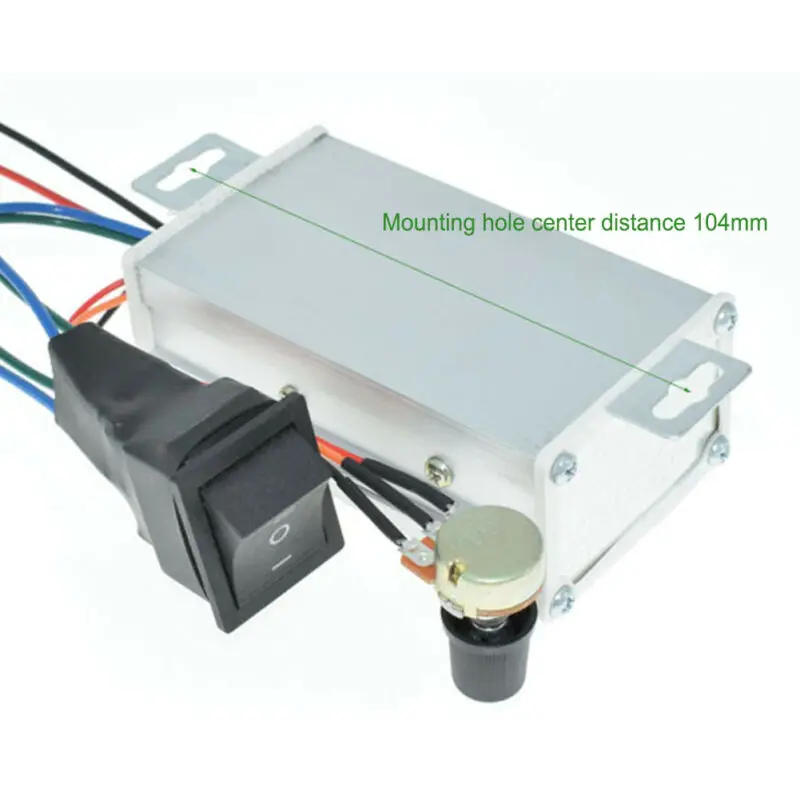 DC 9 V-60 V Max 20A PWM двигатель постоянного тока бесступенчатый переключатель управления переменной скоростью