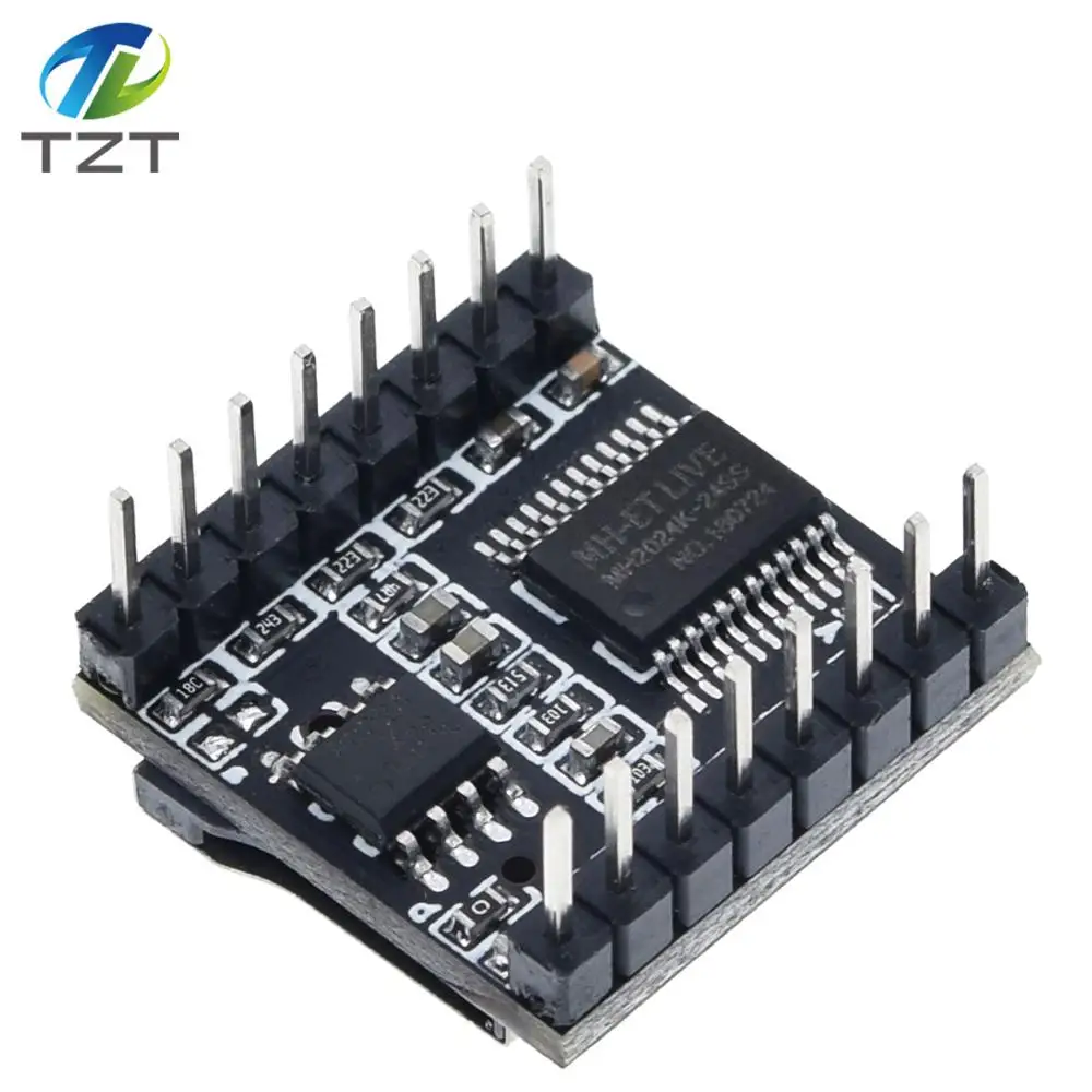 Мини модуль MP3 плеера карта TF U диск мини mp3 плеер аудио голосовой плата для Arduino UNO
