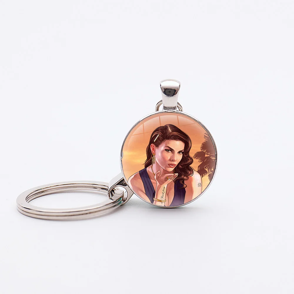 57 Style Ps4 Gta 5 Portachiavi Da Gioco Grand Theft Auto 5 Portachiavi Pendenti Placcati Argento Fatti A Mano Portachiavi Gioielli Regalo Di Compleann