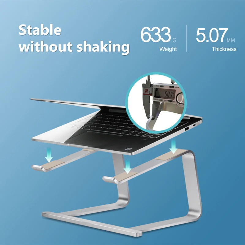  Adjustable Laptop Stand Portable Notebook Stand Holder For Macbook Air Pro 11-17 inch Non-slip Lapd
