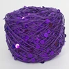 New 100% Cotton Knitting Yarn 50g/piece Пряжа Blingbling Sequins Yarn 6mm+3mm Laser Sequins DIY Garment Accessory 6