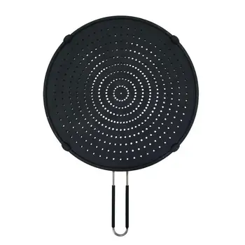 

Splatter Screen Guard Nonstick Oil Grease Pan Lid for Frying Pan Skillet Cooking Silicone