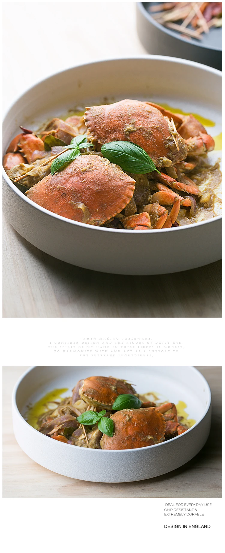 1 шт. KINGLANG в европейском стиле, керамическая глубокая круглая тарелка для супа, тарелка для рыбы, салата, посуда