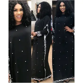 

African Dresses for Women New Fashion Women Party Long Dress O-neck Long Sleeve Spring Loose Slim Eveing Party Dresses Dashiki