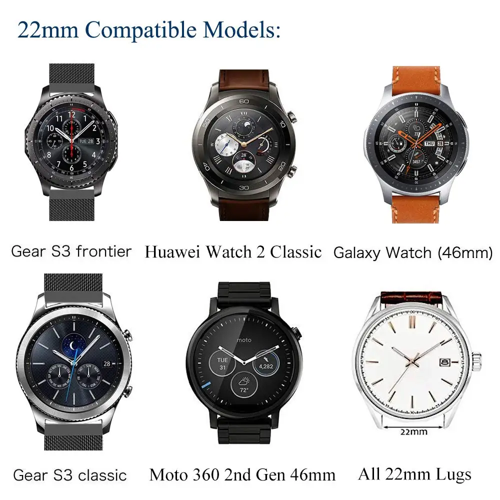 Ремешок для samsung Galaxy watch 46 мм gear S3 frontier band 22 мм ремешок для часов huawei watch GT 2 мягкий силиконовый браслет gear S 3 46 2