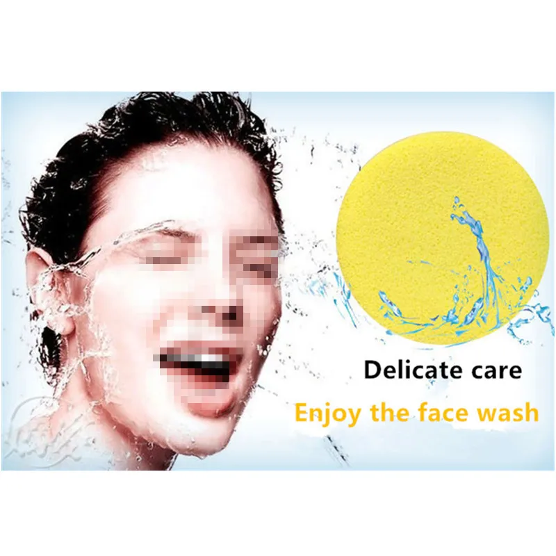 

12PCS Compressed Strip Compressed Sponge Wood Puff Washing Cleansing Cleansing Puff Remover Washing Face Washing