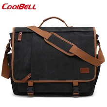 COOLBELL 1" 17" Новая мужская сумка на плечо Корейская версия Повседневная холщовая Мужская сумка Одна диагональная поперечная секция
