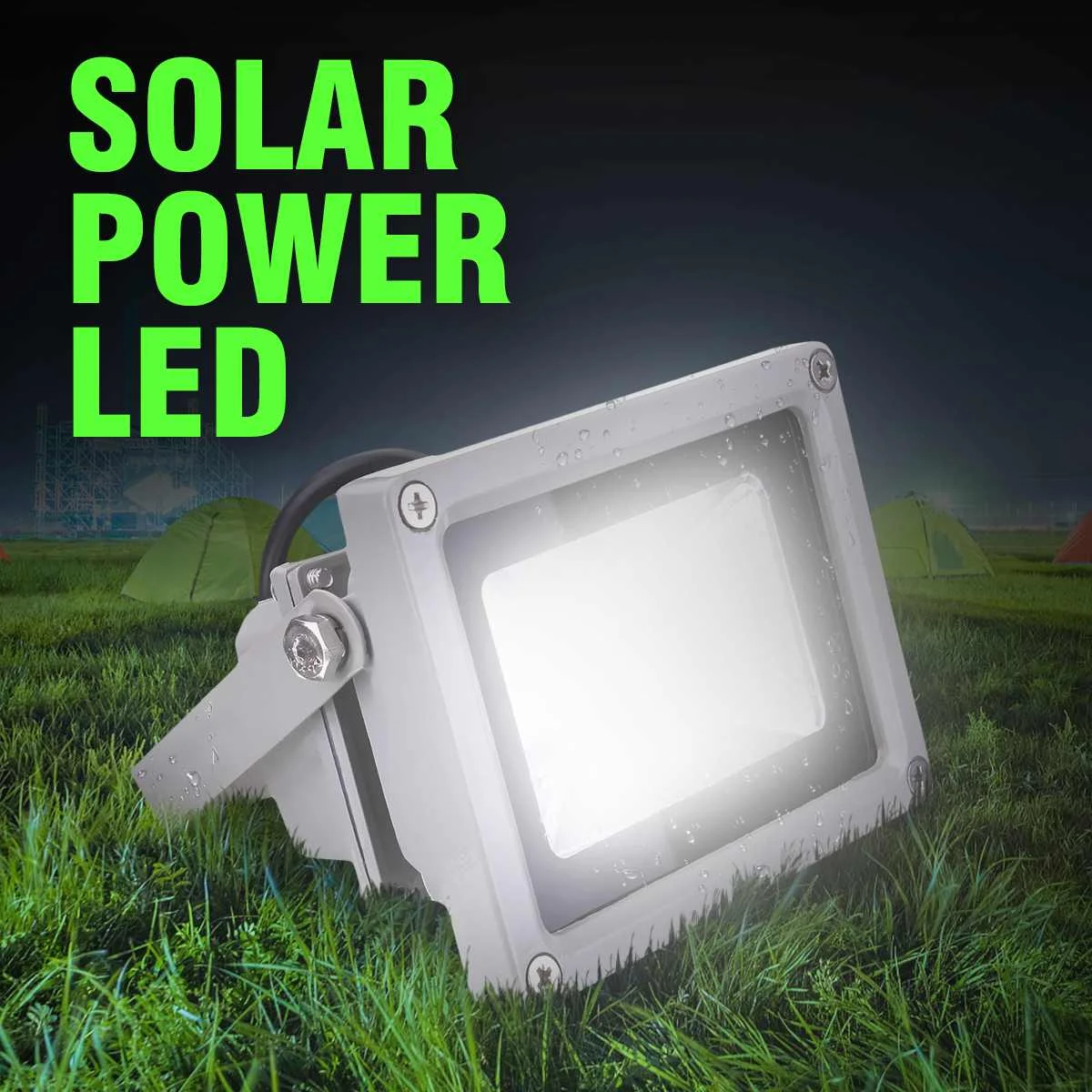 

10W LED Soalr Flood Light Outdoor Lighting Garden Spotlight Waterproof White / Warm White