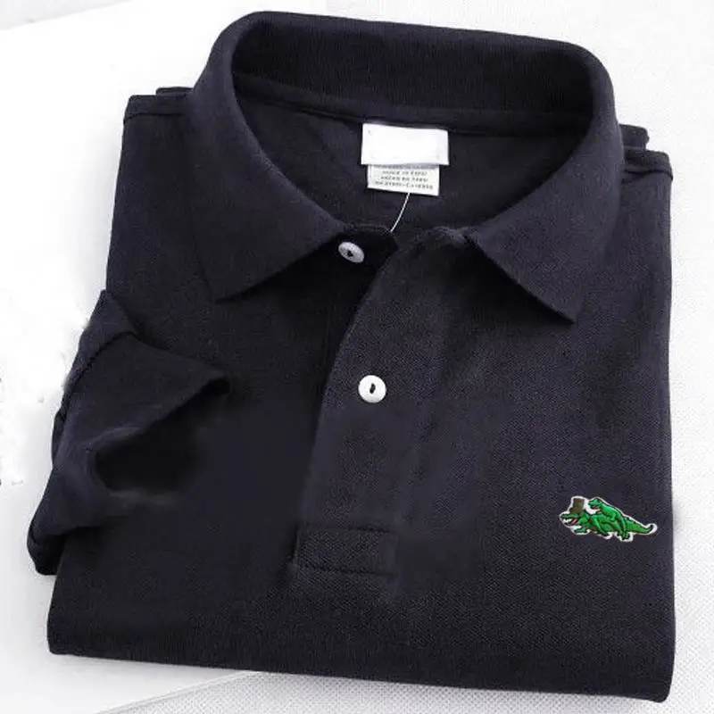 XS-4XL, новинка, мужские рубашки поло с длинным рукавом, повседневные, хлопок, с отворотом, одноцветные, рубашки поло, модная мужская одежда, топы
