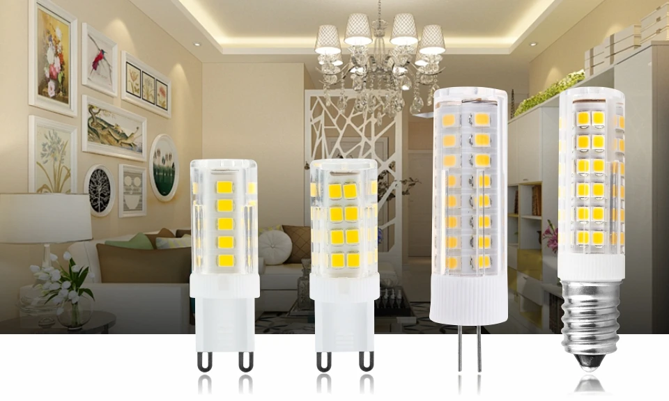 4pcs/lot G4 G9 E14 LED Bulb 3W 4W 5W 7W LED Lamp AC 220V LED Corn Bulb Hf85e346bbc5f4dd28f6c7e08e9d18502j