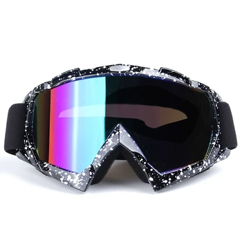 

Ski Men and Women Anti-Fog Winter Glasses Goggles Anti-UV Skis Snow Outdoor Riding Off-Road Helmet Mask Goggles Windproof Ski Go