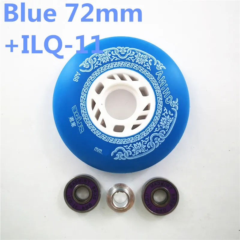 Slide 88A Sliding Inline Skates Wheel for Sliding FSK Street-brush Skating Durable PU for SEBA Skates 80mm 76mm ILQ11 Rodas