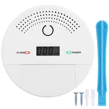 Детекторы окиси углерода сочетание окиси углерода и датчик для дымоуловителя сигнализации с цифровым дисплеем