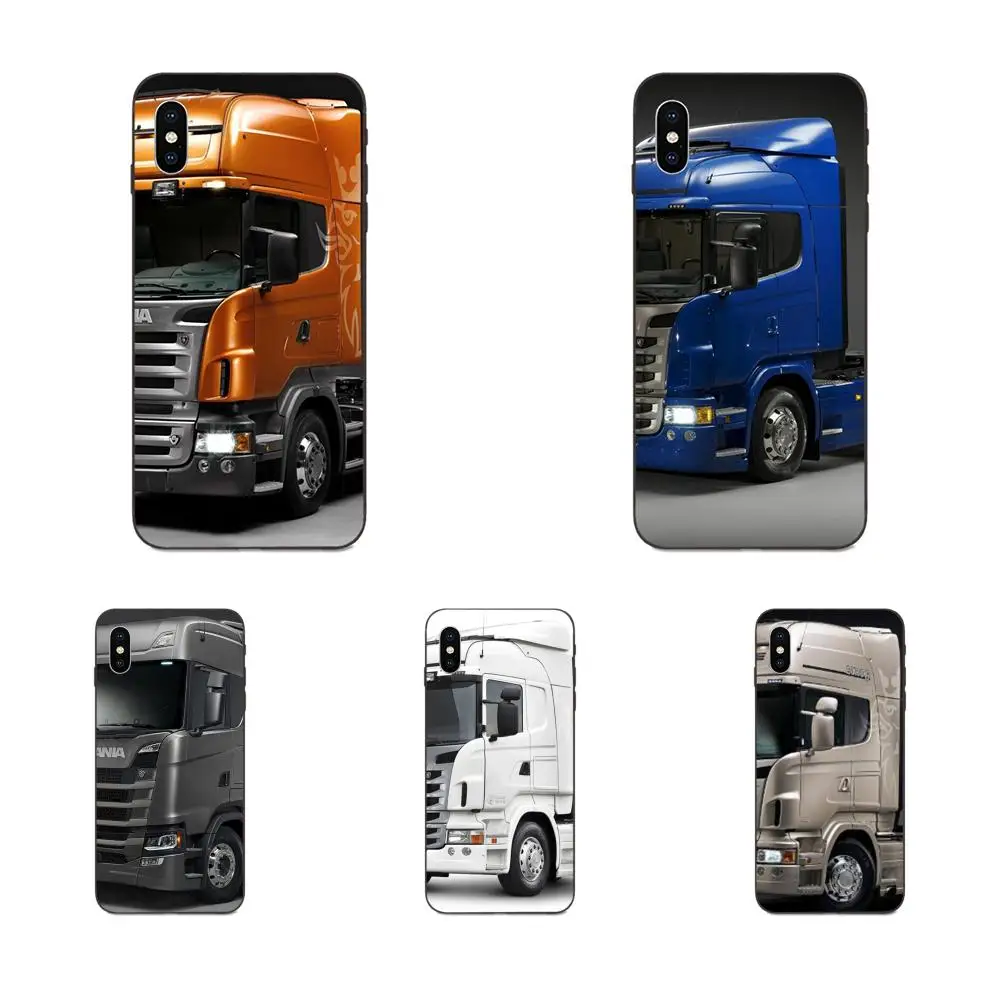 Red Orange Gray Truck Head Pattern For Galaxy C5 C7 J1 J2 J3 J330 J5 J6 J7 J730 M20 M30 Ace Core Max Mini Plus Prime Pro | Мобильные