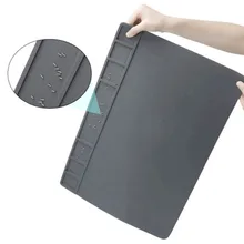 Нескользящий для железной станции платформа коврик паяльный Рабочий стол силиконовый термостойкий магнитный коврик ремонтные Инструменты техническое обслуживание