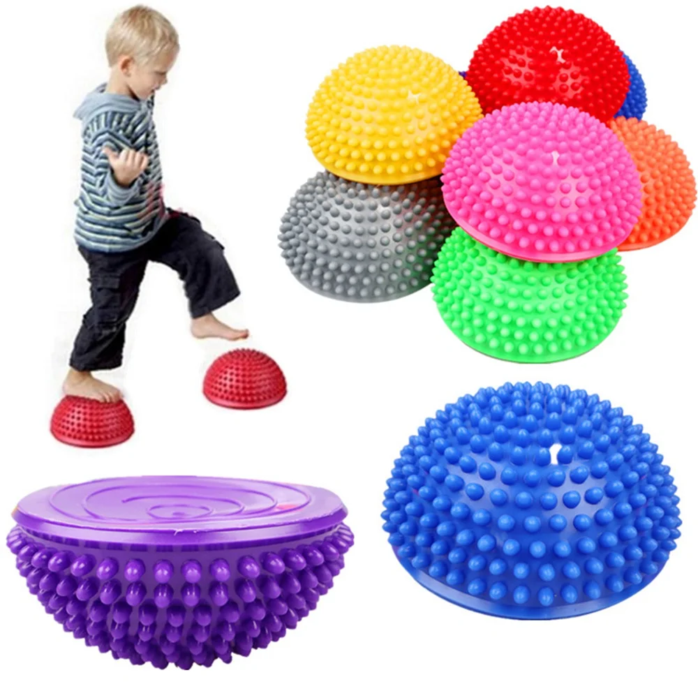 Yoga Half Ball Physical Fitness Appliance Exercise balance Ball Point Massage Stepping Stones Balance Pods