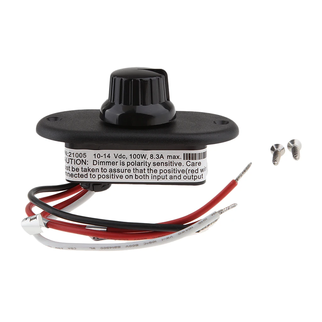 

10-14V 100W 8.3A Dimmer Light Switch Dimming Lamp Brightness Controller