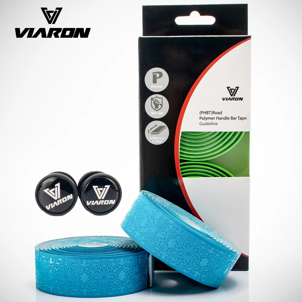 VIARON Bicycle Handlebar tape Bike Accessories Embossment EVA PU Soft Breathable Anti-Slip Cycling Shock Absorption 5D Gradient
