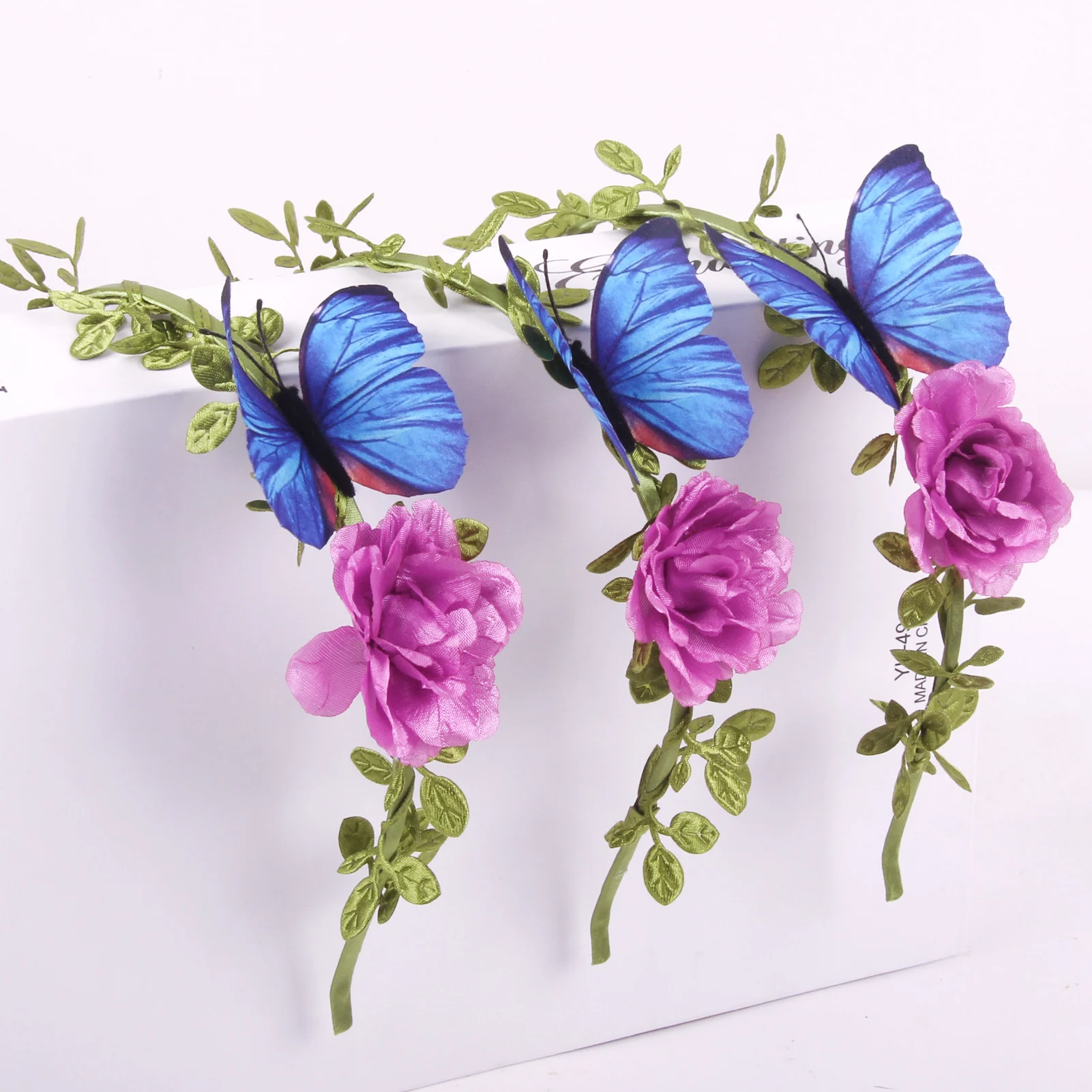 Candygirl Butterfly Bow Headbands Hoop Hairpin Floral Fabric Kids Women Hairbands Printing Headdress Hair Accessories Headwear Candygirl Butterfly Bow Headbands Hoop Hairpin Floral Fabric Kids Women Hairbands Printing Headdress Hair Accessories Headwear