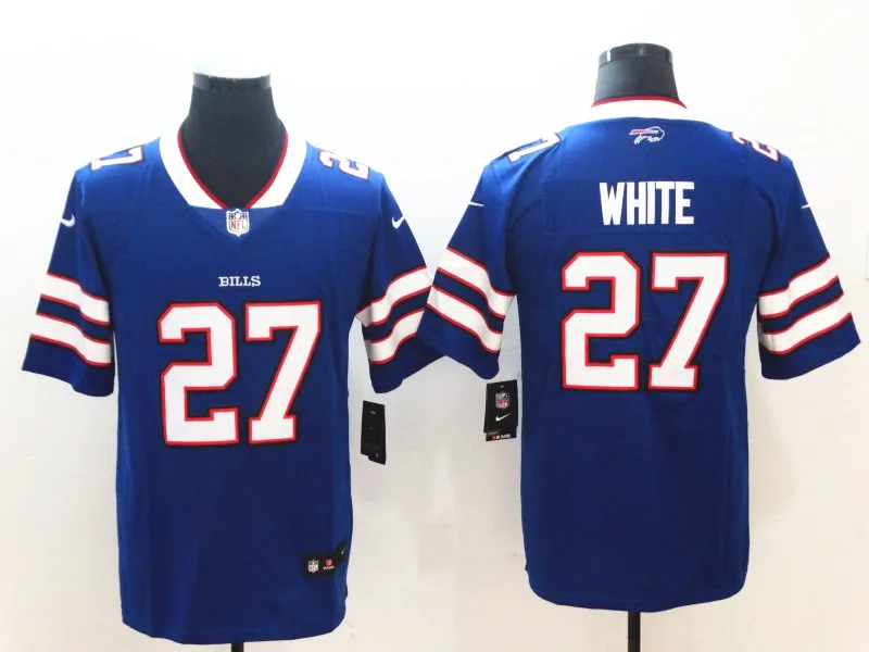 AS PICTURE Сшитые мужчины Buffalo Josh Allen Tremaine Edmunds Tre'Davious White LeSean McCoy Vapor Untouchable Limited игрок Джерси - Цвет: AS PICTURE