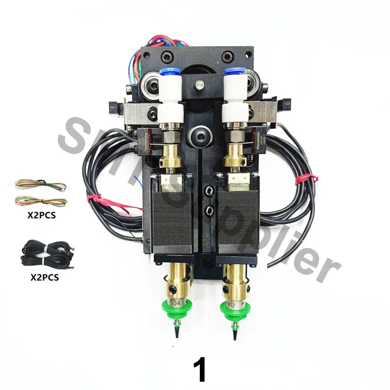 Обновление BT2030 SMT DIY Steppor двигатель Поворотный Шарнир монтажный разъем Nema8 полый вал шаговый для палочки место двойной головкой - Цвет: 1