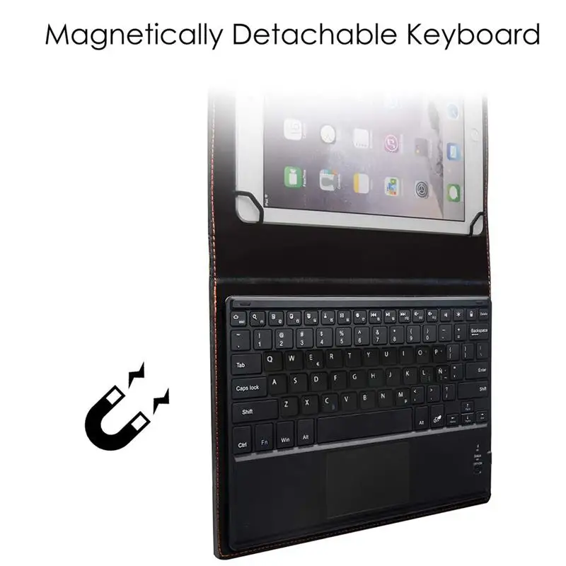 Магнитный Съемный Bluetooth чехол для планшета 9 10 1 дюйма с клавиатурой iPad Huawei Samsung Lenovo